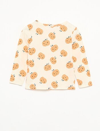 Pyjama 'Halloween' 2 pièces - T-shirt à manches longues + pantalon