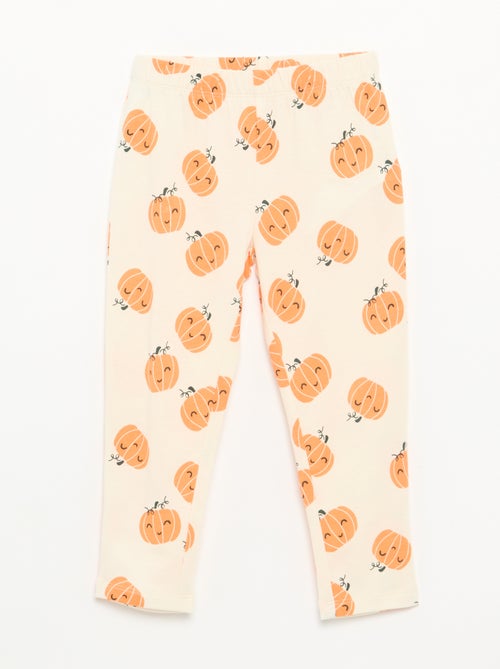 Pyjama 'Halloween' 2 pièces - T-shirt à manches longues + pantalon - Kiabi