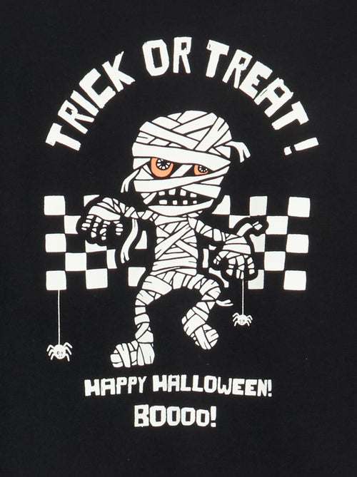 Pyjama 'Halloween' 2 pièces - T-shirt à manches longues + pantalon - Kiabi Pyjama 'Halloween' 2 pièces - T-shirt à manches longues + pantalon - Kiabi