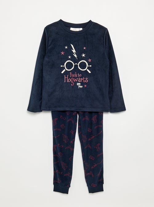 Pyjama 'Harry Potter' 2 pièces - T-shirt à manches longues + pantalon - Kiabi Pyjama 'Harry Potter' 2 pièces - T-shirt à manches longues + pantalon - Kiabi