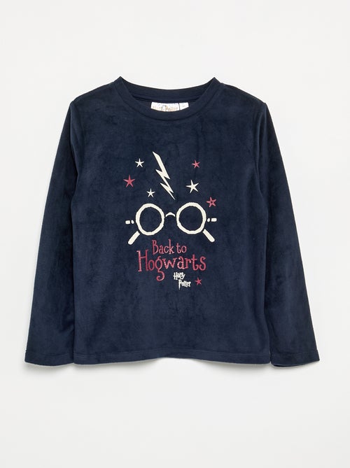 Pyjama 'Harry Potter' 2 pièces - T-shirt à manches longues + pantalon - Kiabi Pyjama 'Harry Potter' 2 pièces - T-shirt à manches longues + pantalon - Kiabi