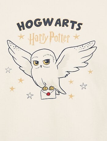 Pyjama 'Harry Potter' 2 pièces en polaire - T-shirt à manches longues + pantalon