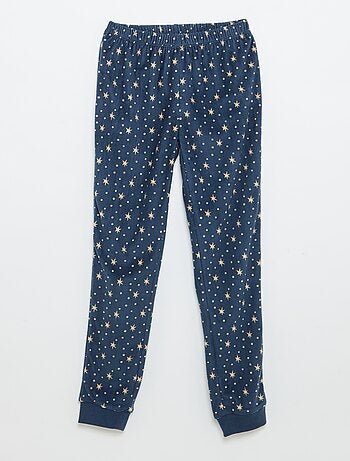 Pyjama 'Harry Potter' 2 pièces en polaire - T-shirt à manches longues + pantalon