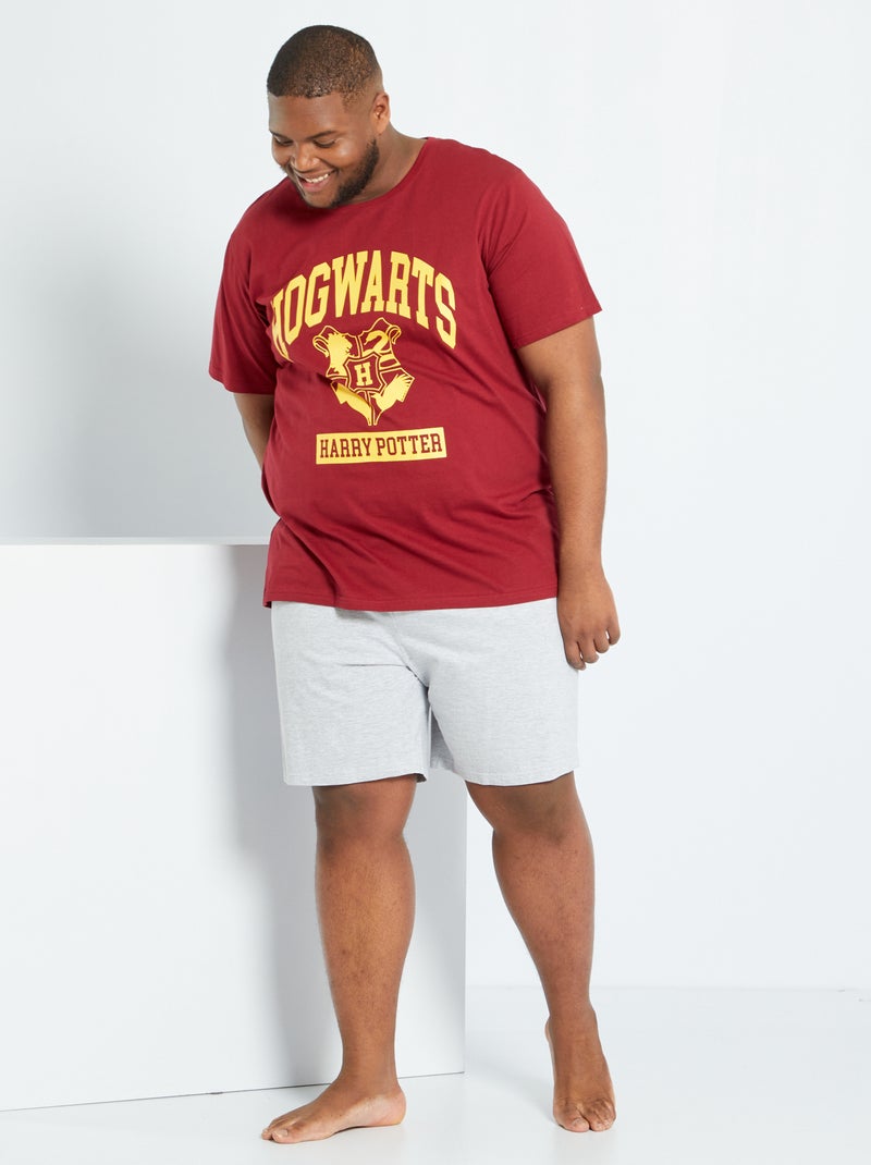 Pyjama 'Harry Potter' bordeaux - Kiabi
