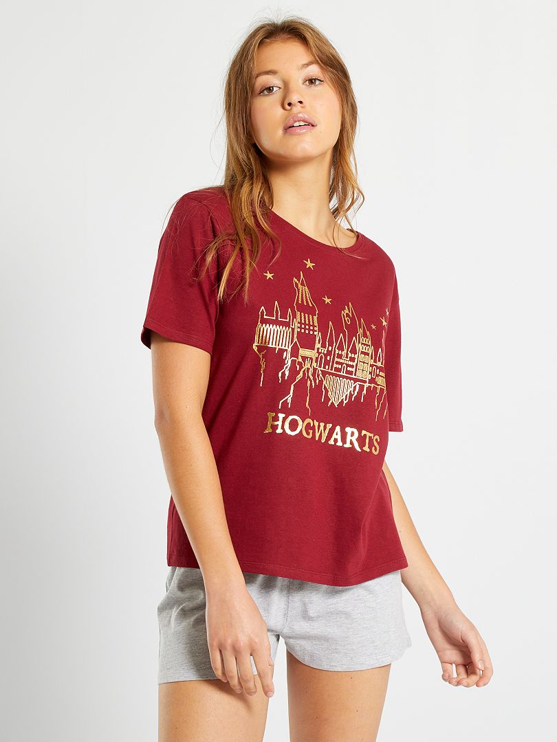 Pyjama Harry Potter pour femme Taille XL Bordeaux - Autres vêtements  goodies