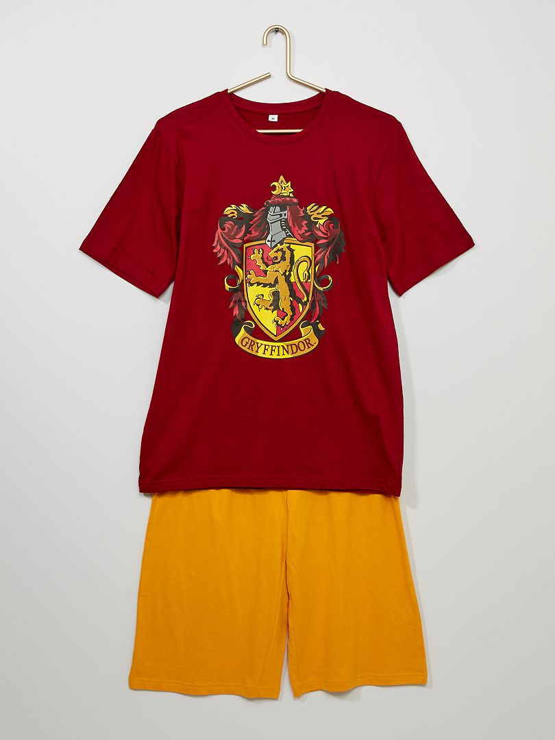 Pyjama 'Harry Potter' 'Gryffondor' bordeaux - Kiabi