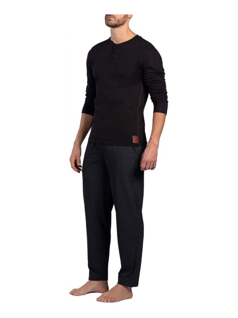 Pyjama HECHTER STUDIO Noir - Kiabi
