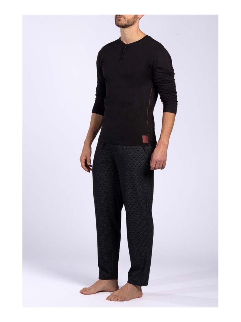 Pyjama HECHTER STUDIO Noir - Kiabi