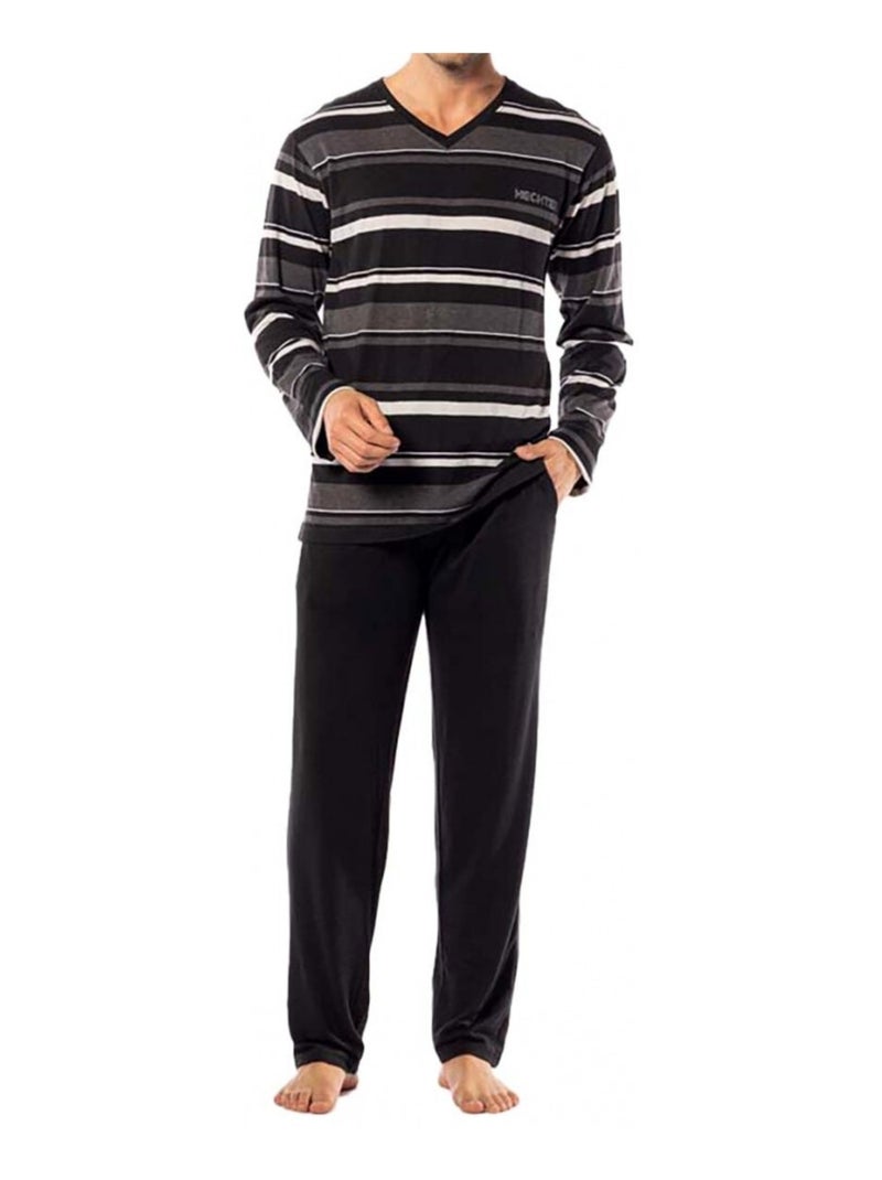 Pyjama HECHTER STUDIO Noir Multicolore Noir - Kiabi