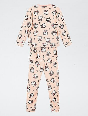 Pyjama 'Hello Kitty' 2 pièces - T-shirt à manches longues + pantalon