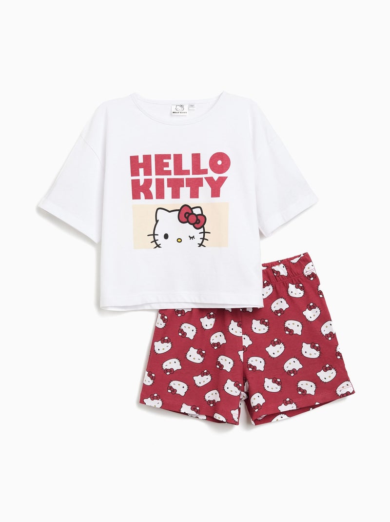 Pyjama « Hello Kitty » MO Fashion Blanc - Kiabi