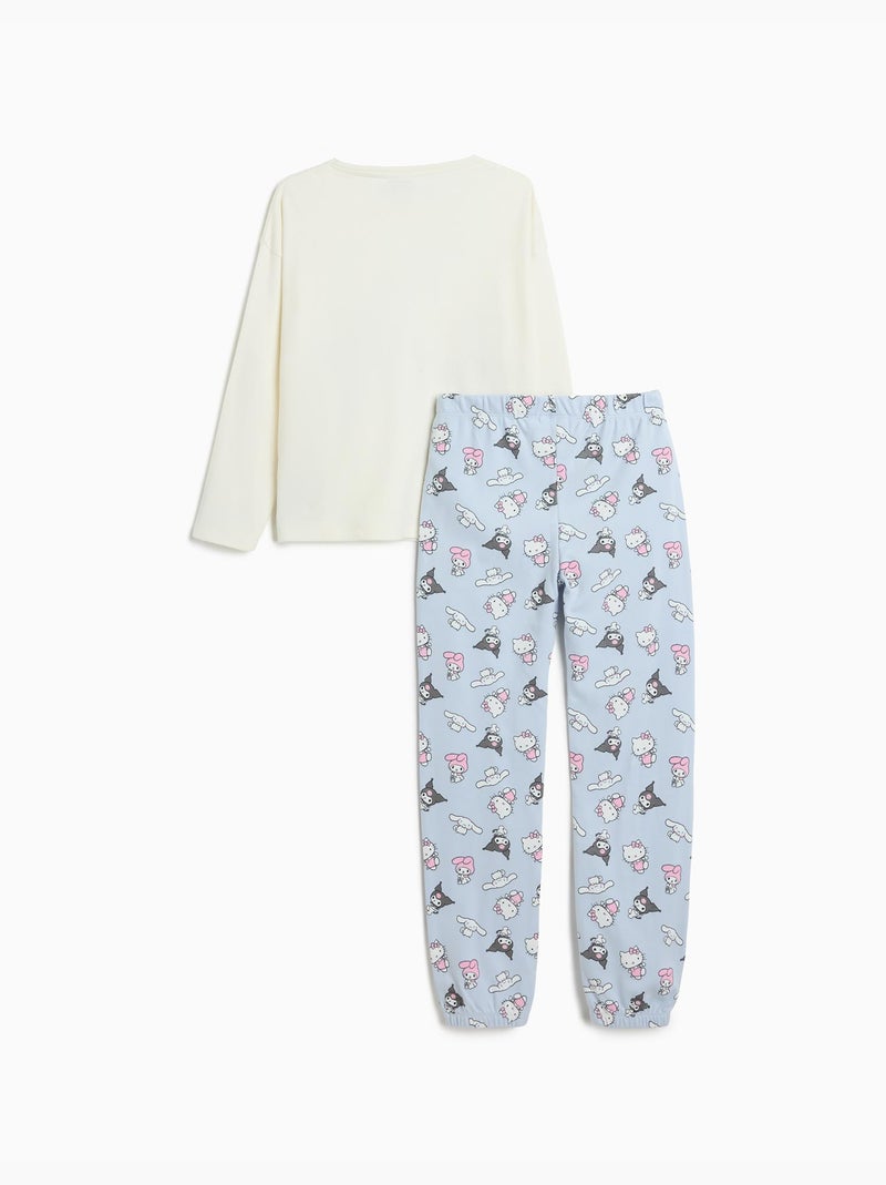 Pyjama 'Hello Kitty', MO Fashion Blanc - Kiabi