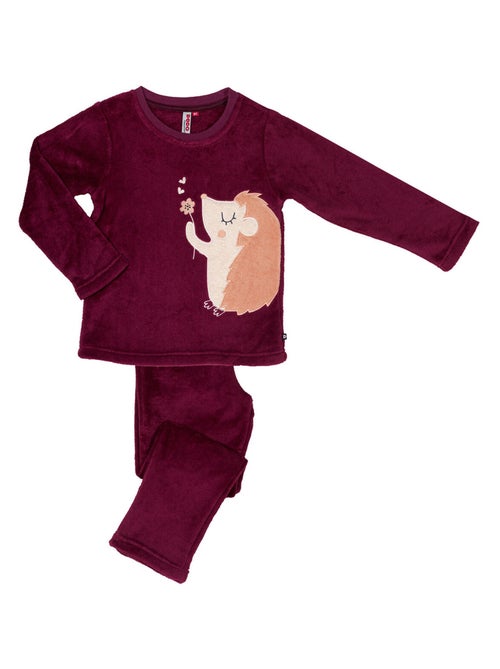 Pyjama   HERISSON bordeaux - MON P'TIT DODO - Kiabi