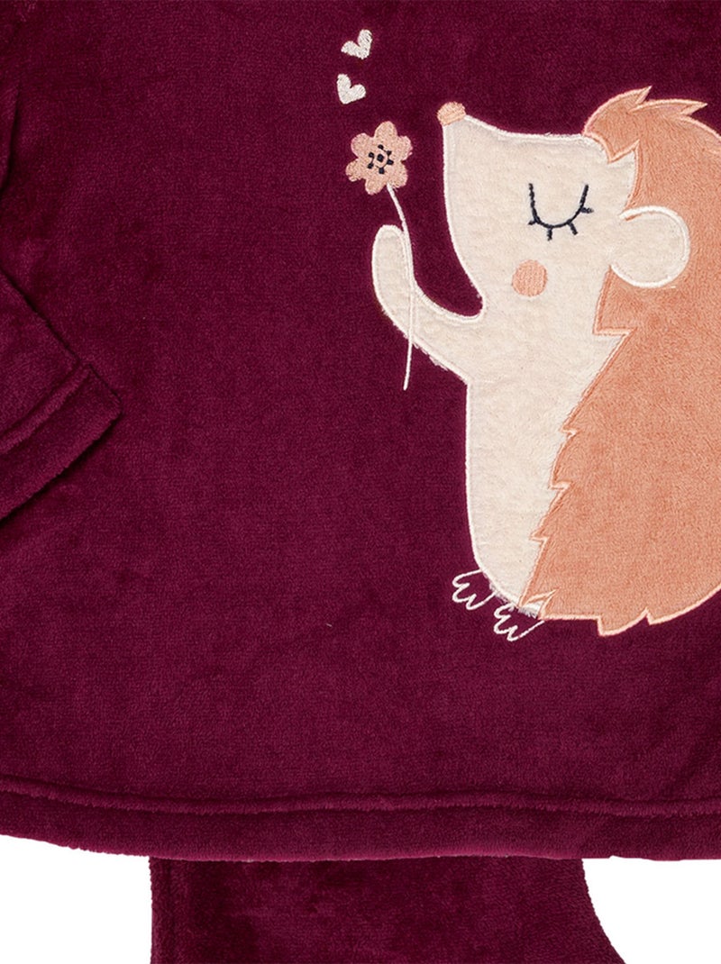 Pyjama   HERISSON bordeaux - MON P'TIT DODO Rouge - Kiabi