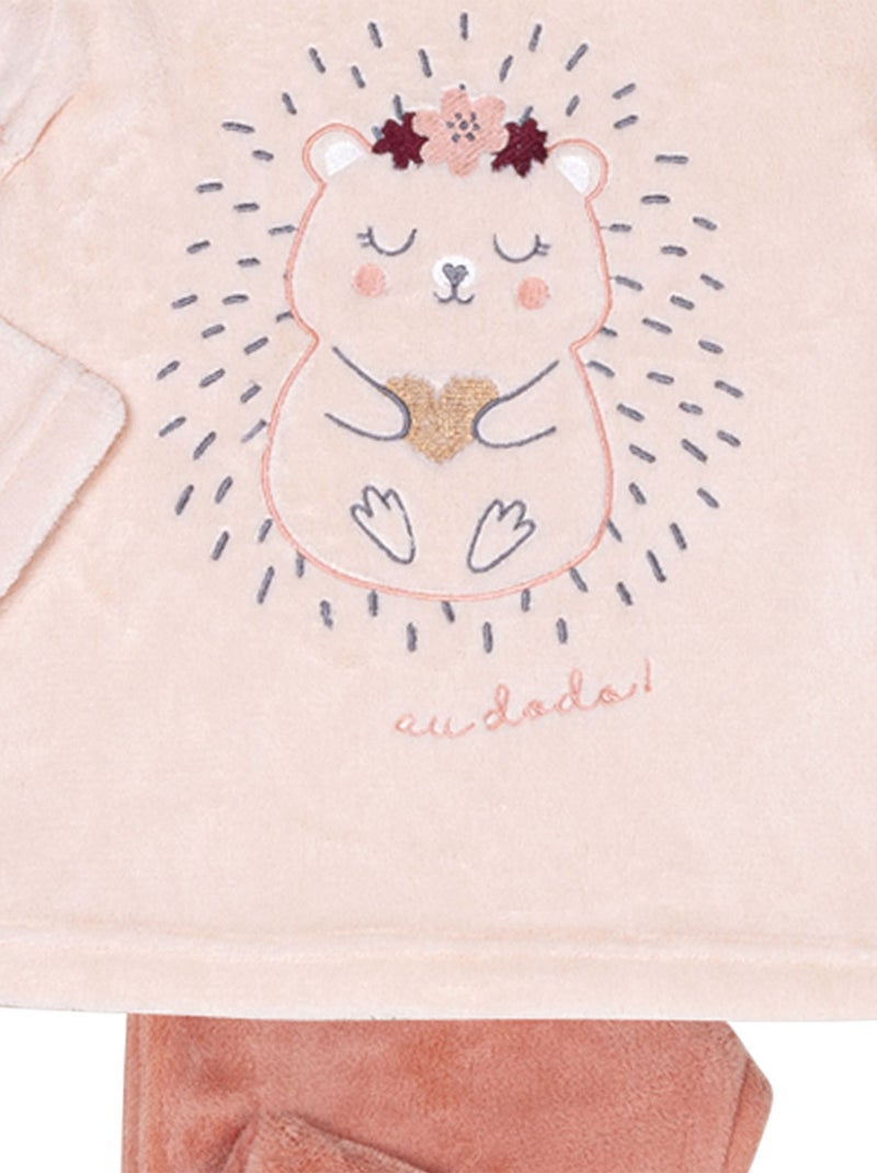 Pyjama   HERISSON nude/pêche - MON P'TIT DODO Rose clair - Kiabi