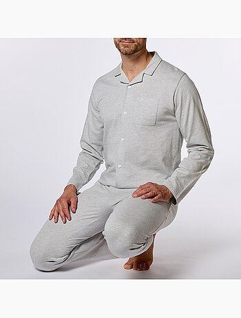 Pyjama herringbone gris - hechter