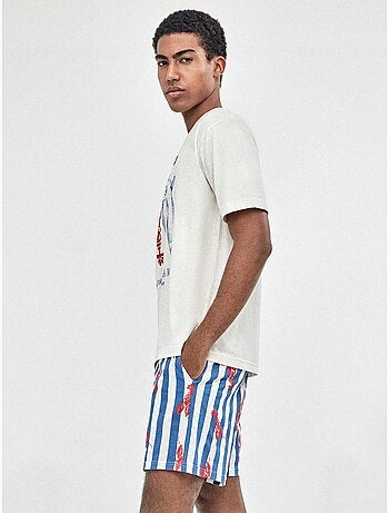 Pyjama homme à imprimé marin
