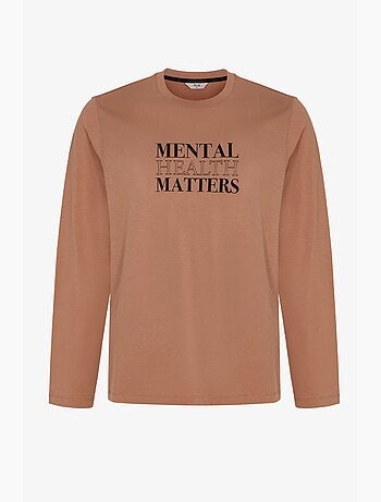 Pyjama homme clear mind à motif géométrique, pantalon, manches longues penti