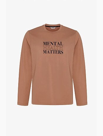Pyjama homme clear mind à motif géométrique, pantalon, manches longues penti