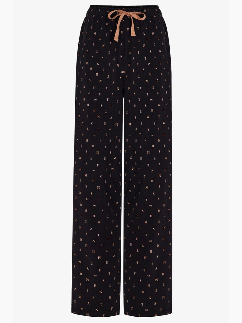 Pyjama homme clear mind à motif géométrique, pantalon, manches longues penti Camel - Kiabi