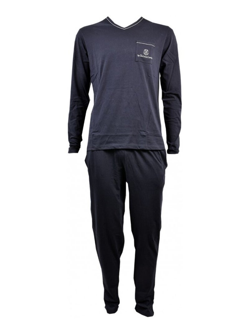 Pyjama homme CXL By LACROIX Bleu marine - Kiabi