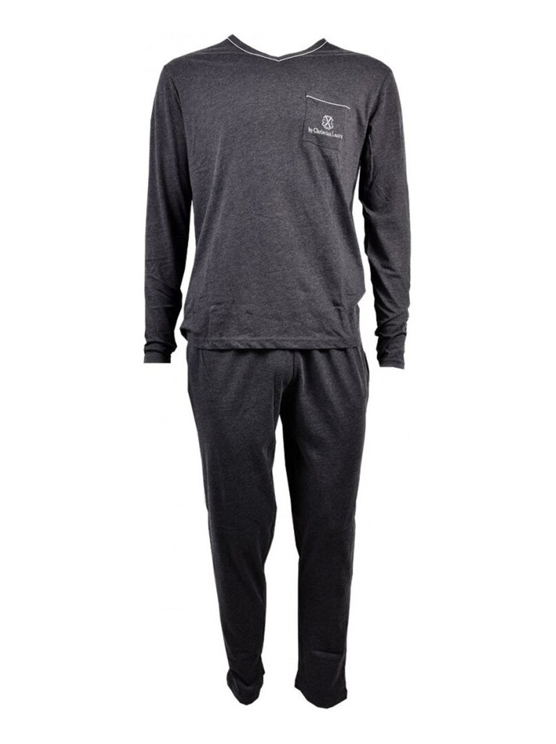 Pyjama homme CXL By LACROIX gris anthracite - Kiabi