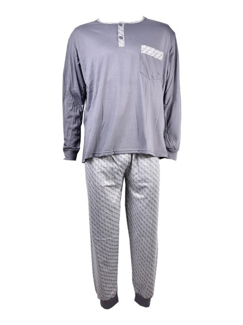 Pyjama Homme Eco HOMEWEAR Gris - Kiabi