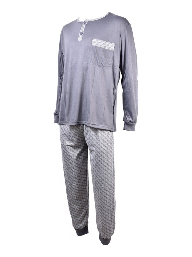 Pyjama Homme Eco HOMEWEAR Gris - Kiabi