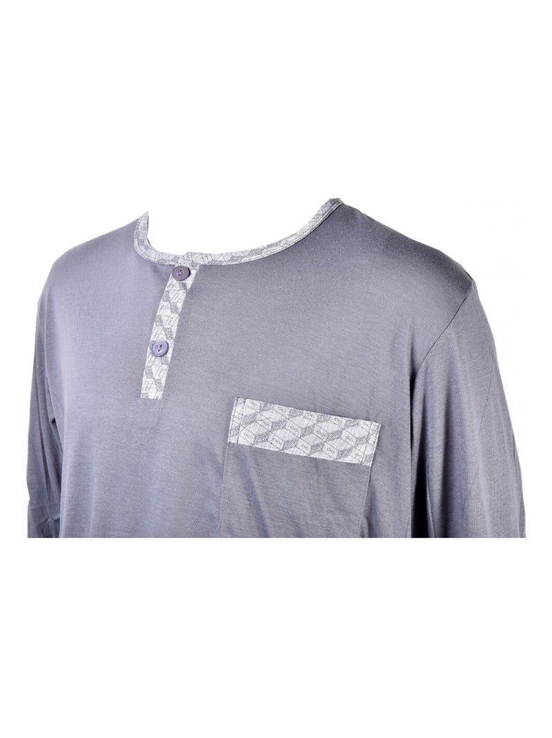 Pyjama Homme Eco HOMEWEAR Gris - Kiabi