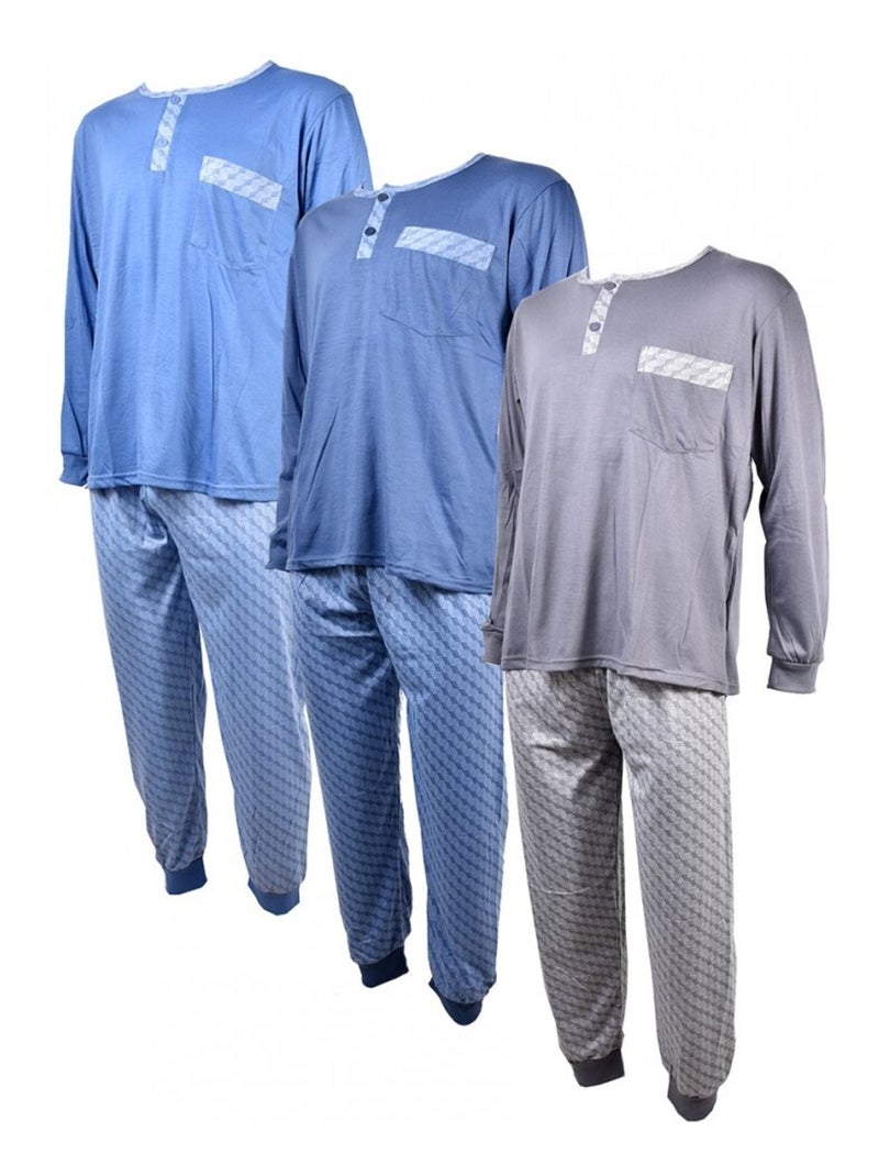 Pyjama Homme Eco HOMEWEAR Gris - Kiabi