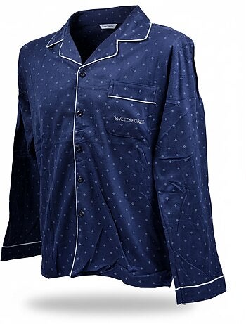 Pyjama Homme Hiver Polaire boutonné C2529