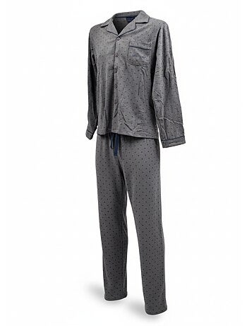 Pyjama Homme Hiver Polaire boutonné C2529