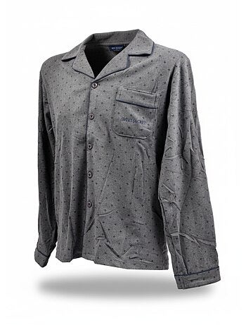 Pyjama Homme Hiver Polaire boutonné C2529