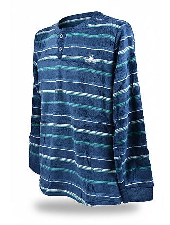 Pyjama Homme Hiver Polaire Doux ADVENTURE J2565
