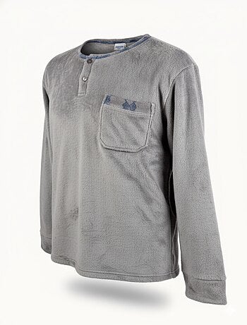 Pyjama Homme Hiver Polaire Doux imprimé LOSANGE