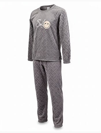 Pyjama Homme Hiver Polaire Doux SMILE