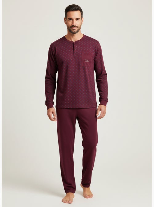 Pyjama Homme Hiver Polaire Premium CALM Z2550 - Kiabi