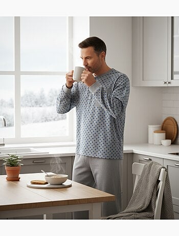 Pyjama Homme Hiver Polaire Premium CALM Z2550