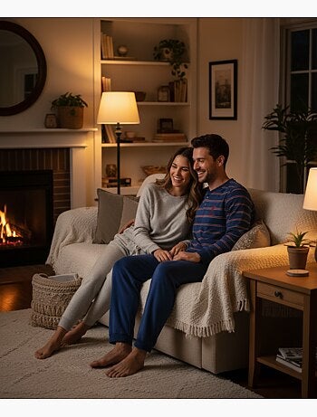 Pyjama Homme Hiver Polaire SECRET CLUB Z2653