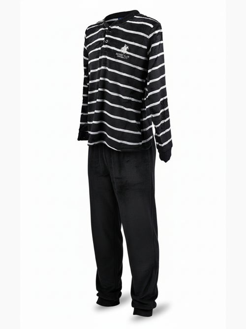 Pyjama Homme Hiver Polaire SECRET CLUB Z2653 - Kiabi