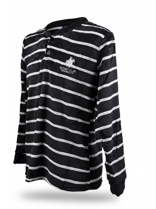 Pyjama Homme Hiver Polaire SECRET CLUB Z2653 - Kiabi