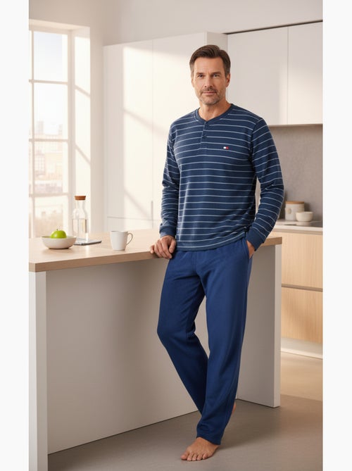 Pyjama Homme Hiver Polaire ULTRA Doux Z2655 - Kiabi