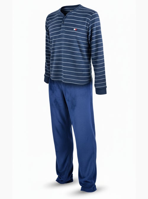 Pyjama Homme Hiver Polaire ULTRA Doux Z2655 - Kiabi