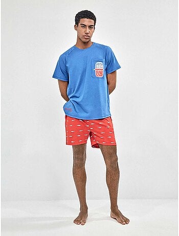Pyjama homme imprimé marine