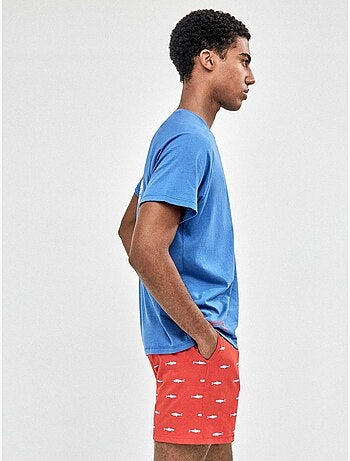 Pyjama homme imprimé marine