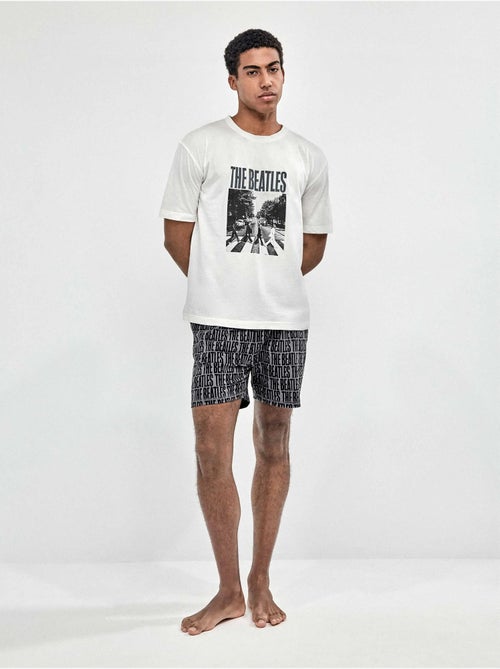 Pyjama homme imprimé The Beatles - Kiabi