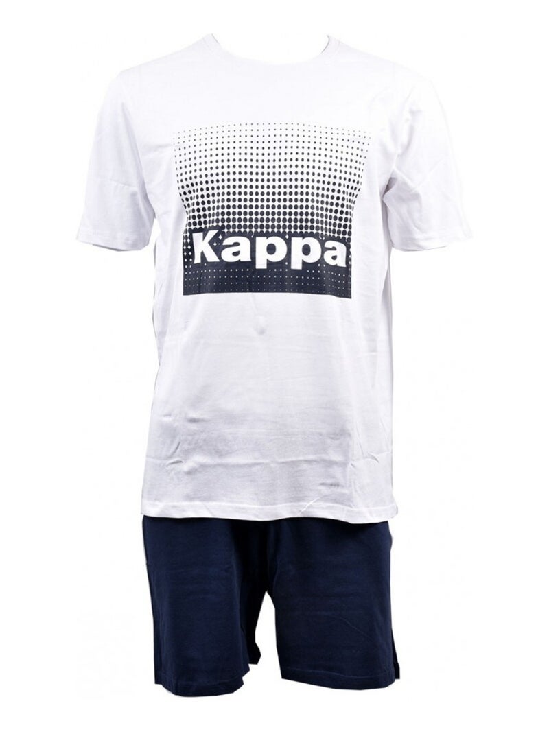 Pyjama homme KAPPA Blanc Noir - Kiabi