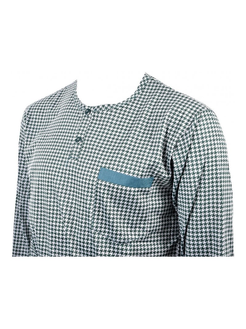 Pyjama Homme Long Eco Vert vintage - Kiabi