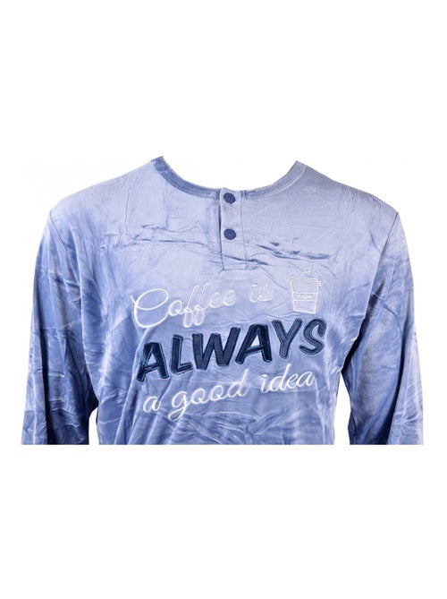 Pyjama Homme Long SWEET SECRET - Kiabi Pyjama Homme Long SWEET SECRET - Kiabi