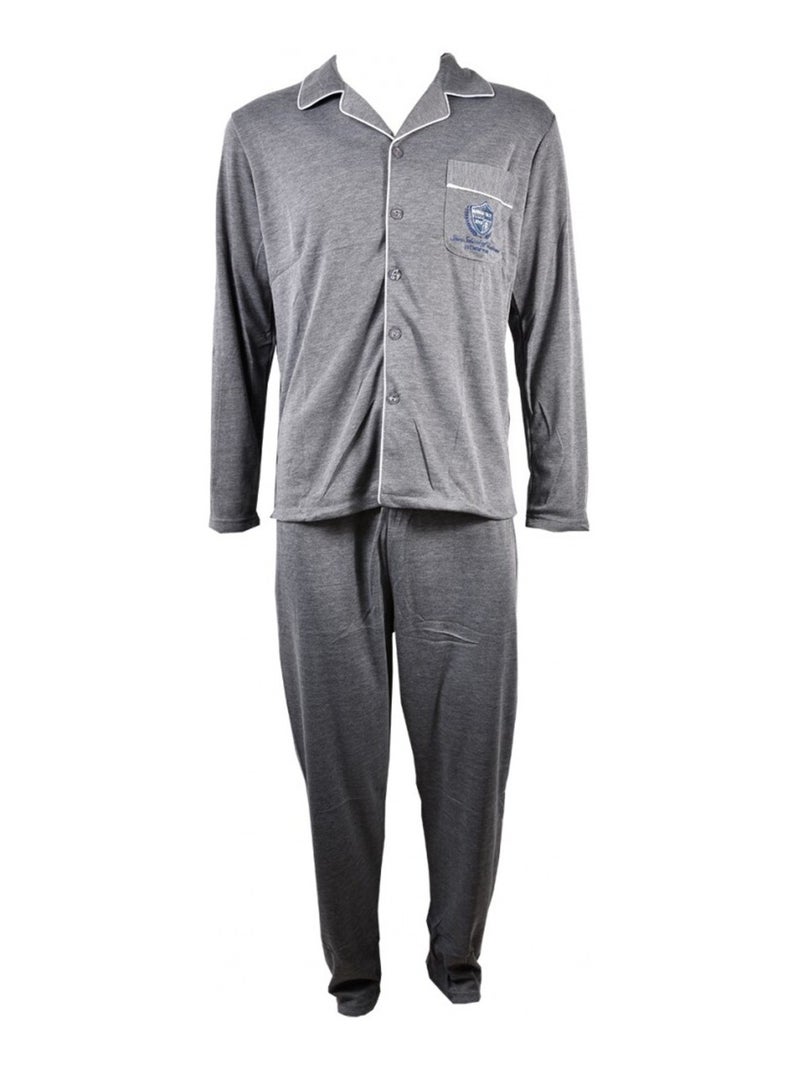 Pyjama Homme Long SWEET SECRET Gris - Kiabi